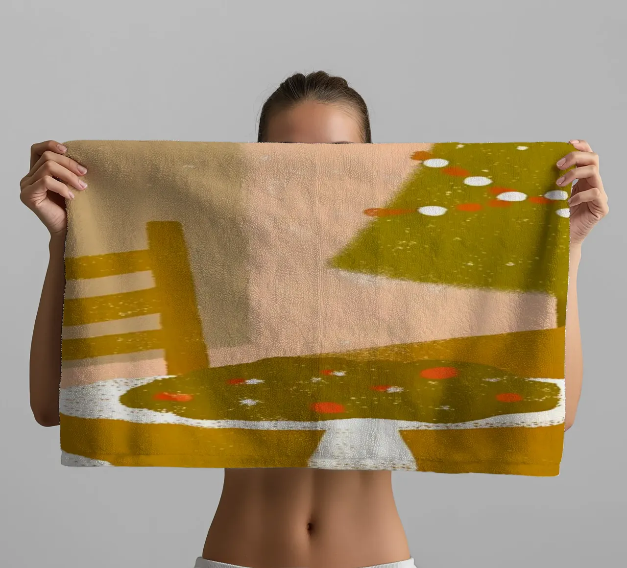 Buon Natale Retro Pop asciugamano da bagno da THE LATEST SHOP
