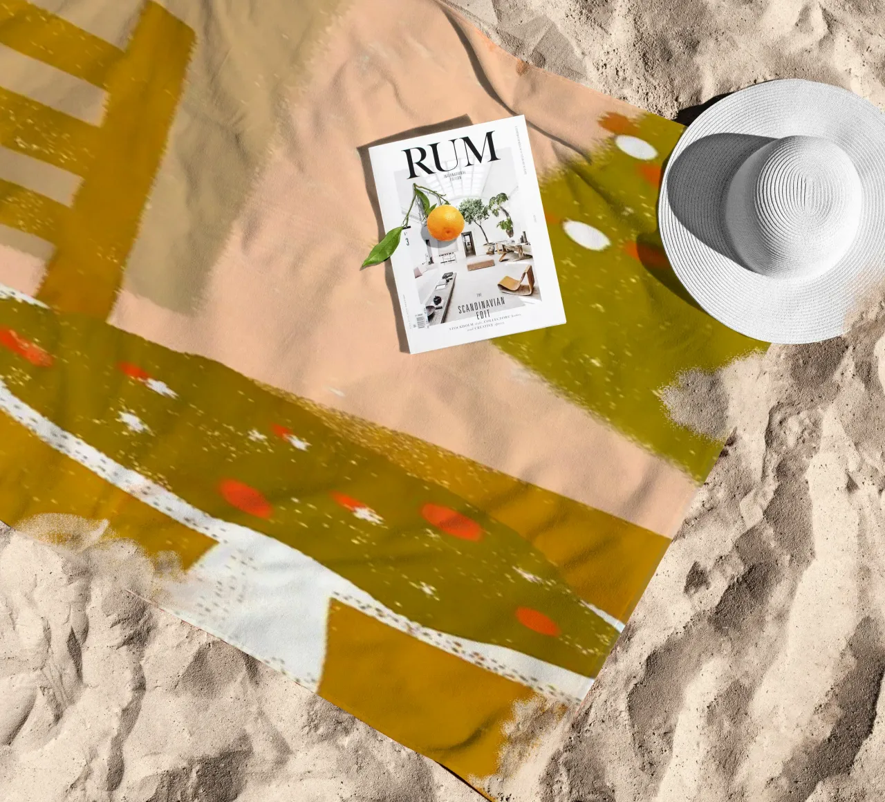 Buon Natale Retro Pop telo mare da THE LATEST SHOP
