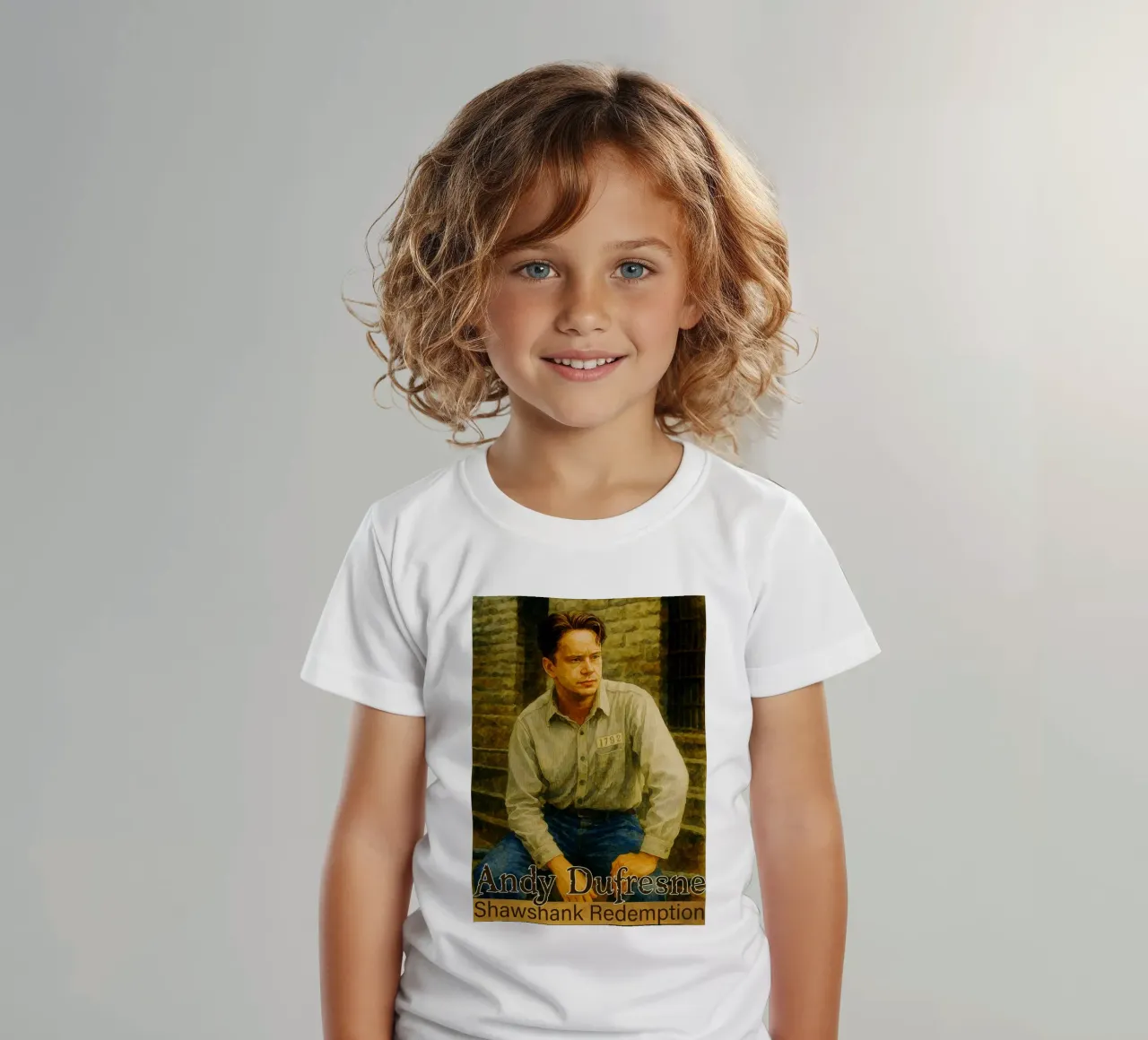 Andy Dufresne - L'immaginazione pittorica di Shawshank Redemption t-shirt bambini da MOKAIYA