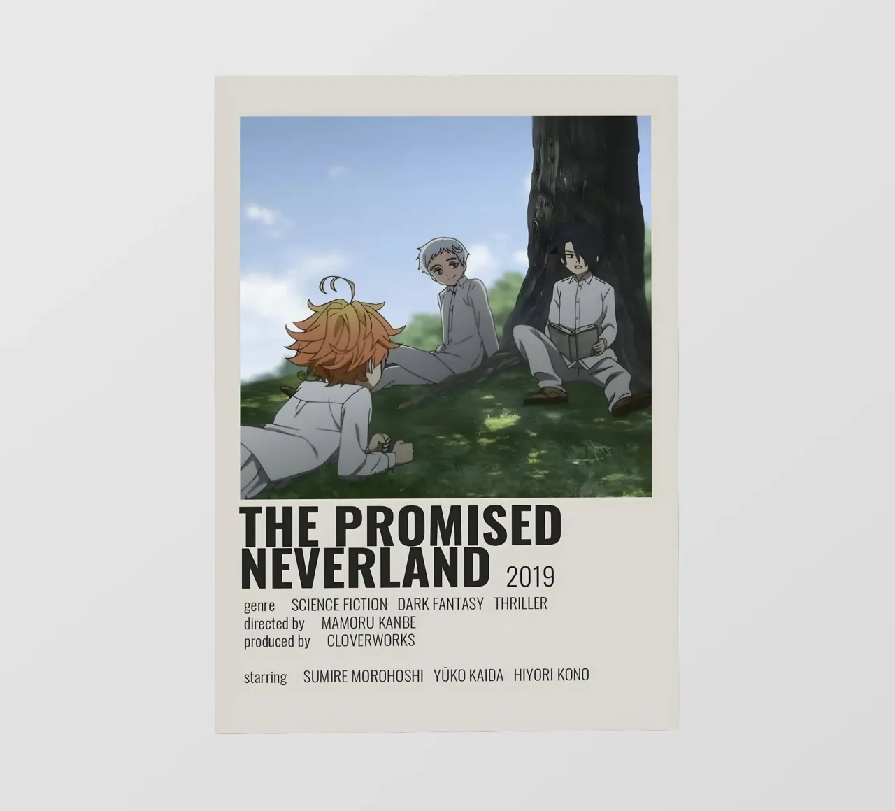 THE PROMISED NEVERLAND 2019 pvc cover by Totoya