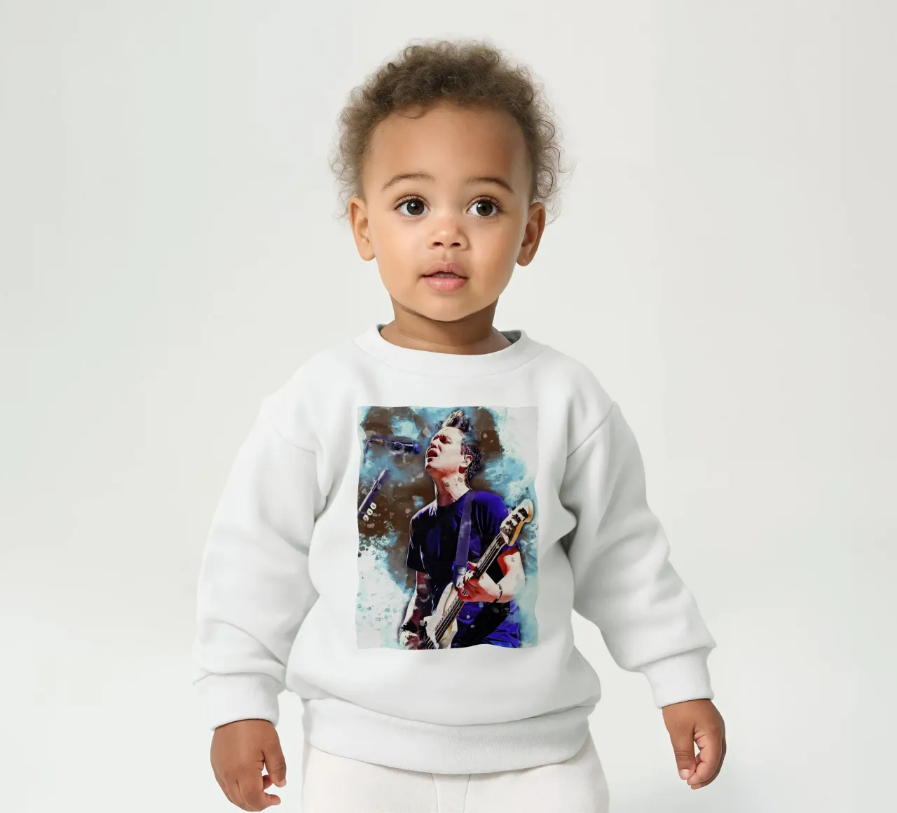 Smudge Mark Hoppus dei Blink-182 felpa neonato da Gunawan Rb