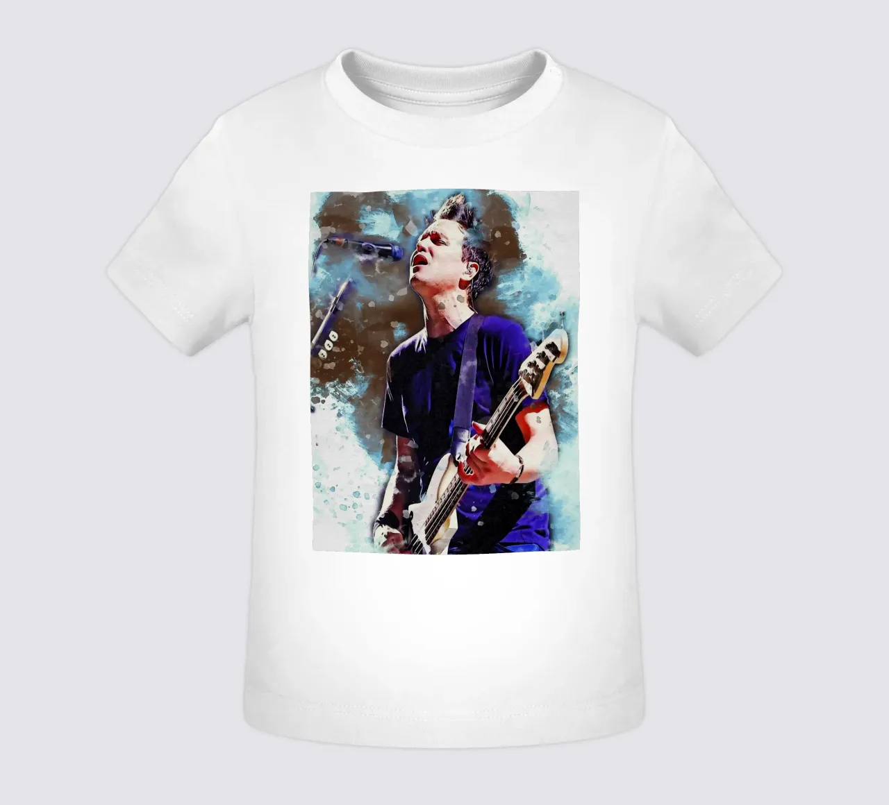 Smudge Mark Hoppus dei Blink-182 maglietta neonato da Gunawan Rb