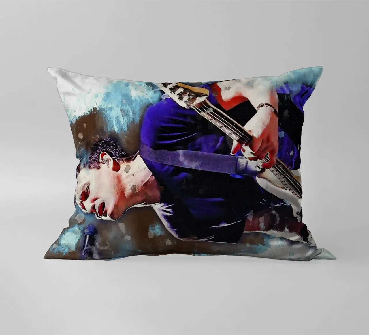Smudge Mark Hoppus dei Blink-182 cuscino da Gunawan Rb