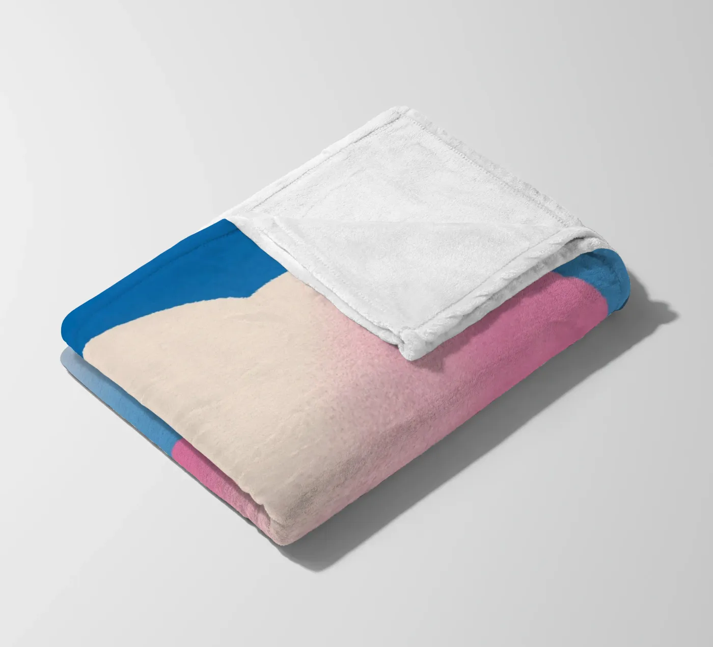 Nuage rose dégradé plaid polaire de Little Dean