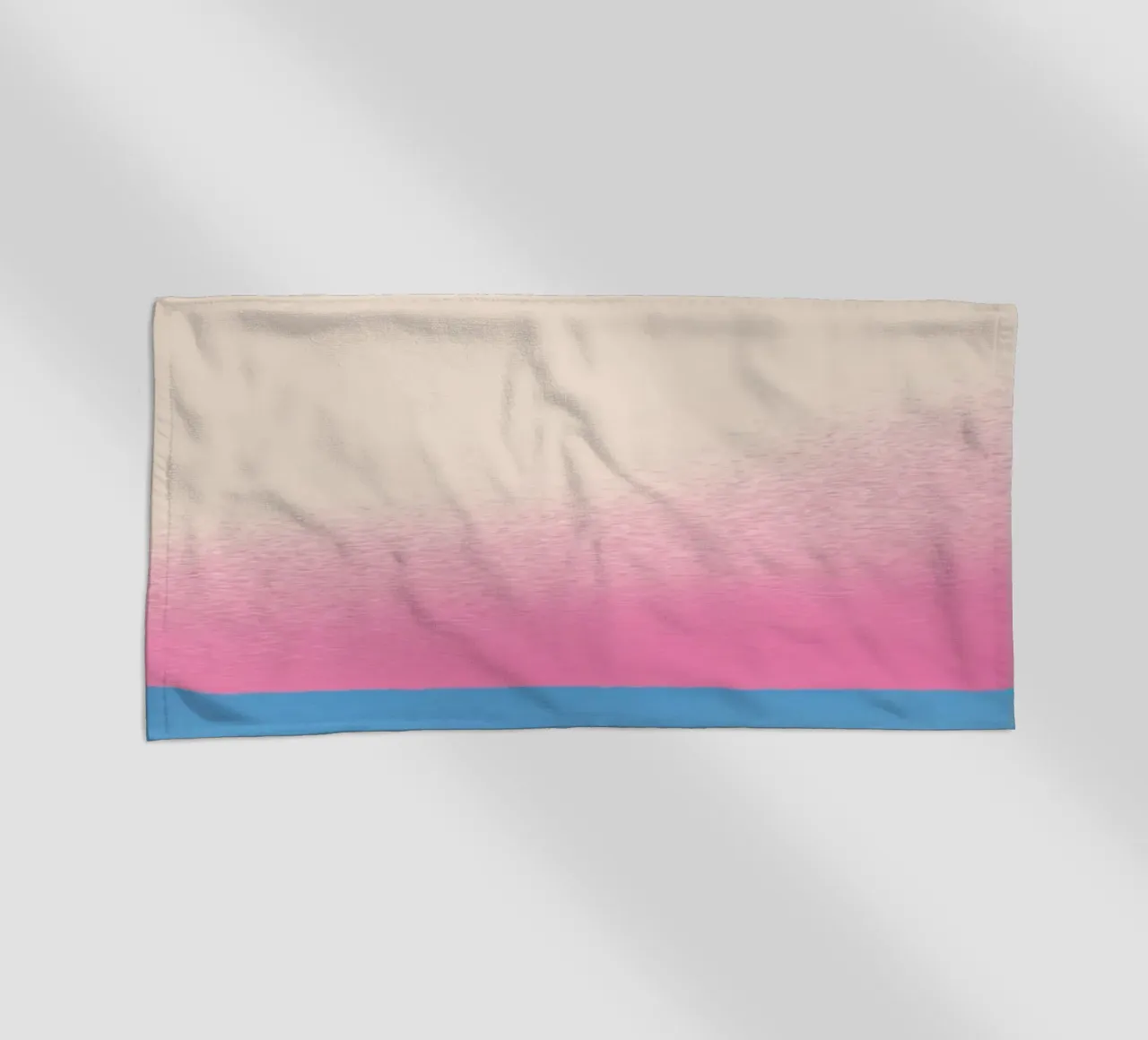 Nuvola rosa sfumata telo mare da Little Dean