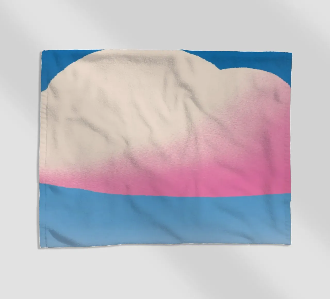 Nuvola rosa sfumata telo mare da Little Dean