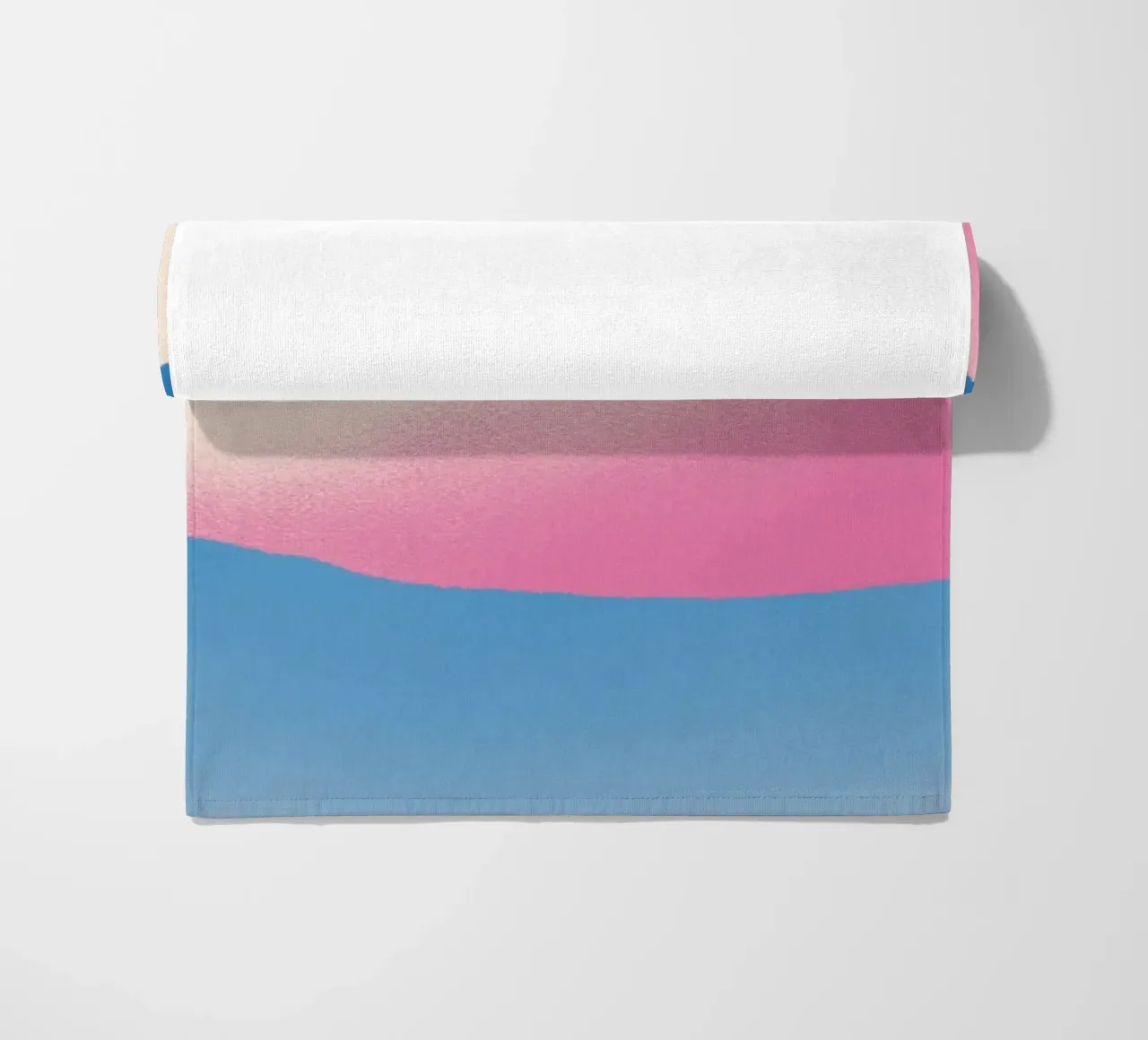 Nuvola rosa sfumata telo mare da Little Dean