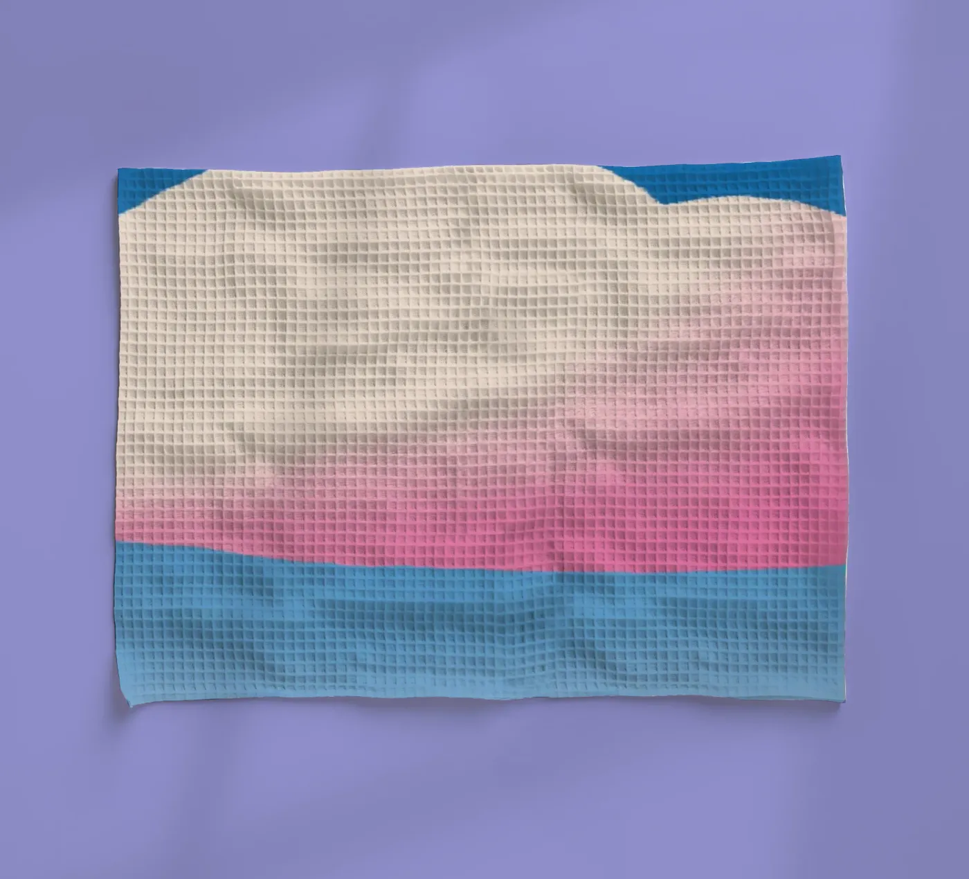 Pink gradient cloud Geschirrtuch von Little Dean