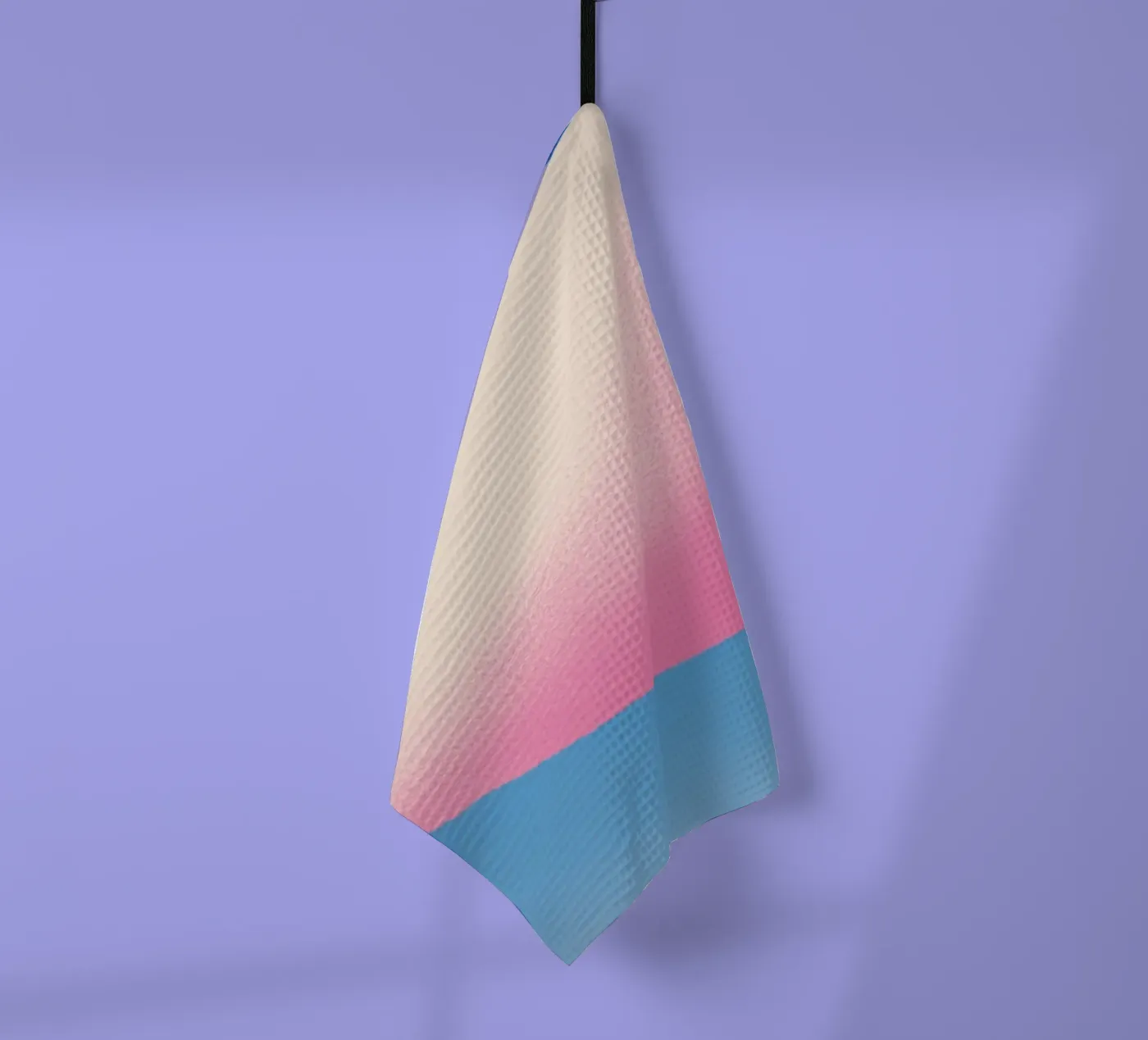 Pink gradient cloud Geschirrtuch von Little Dean