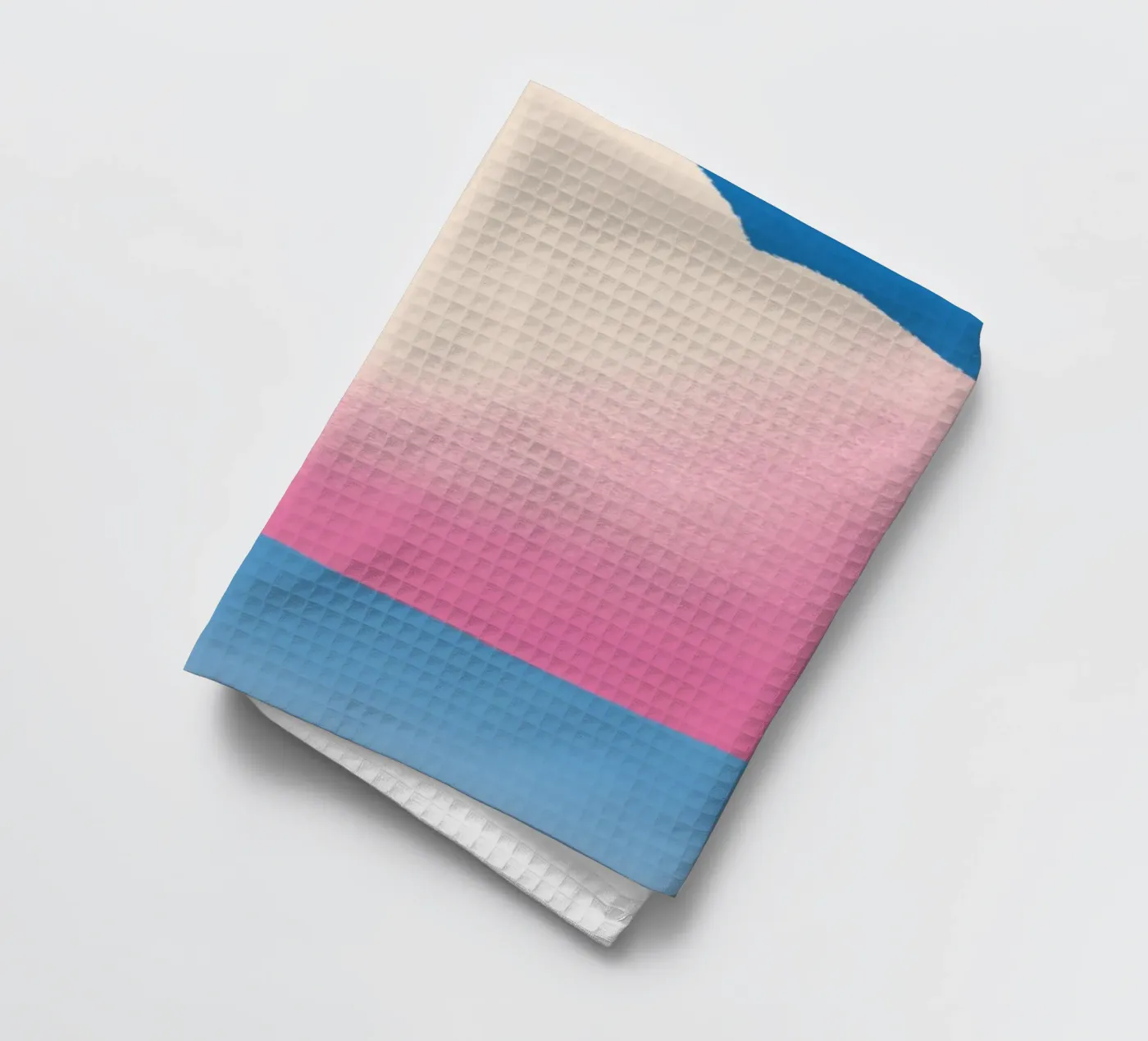 Pink gradient cloud Geschirrtuch von Little Dean
