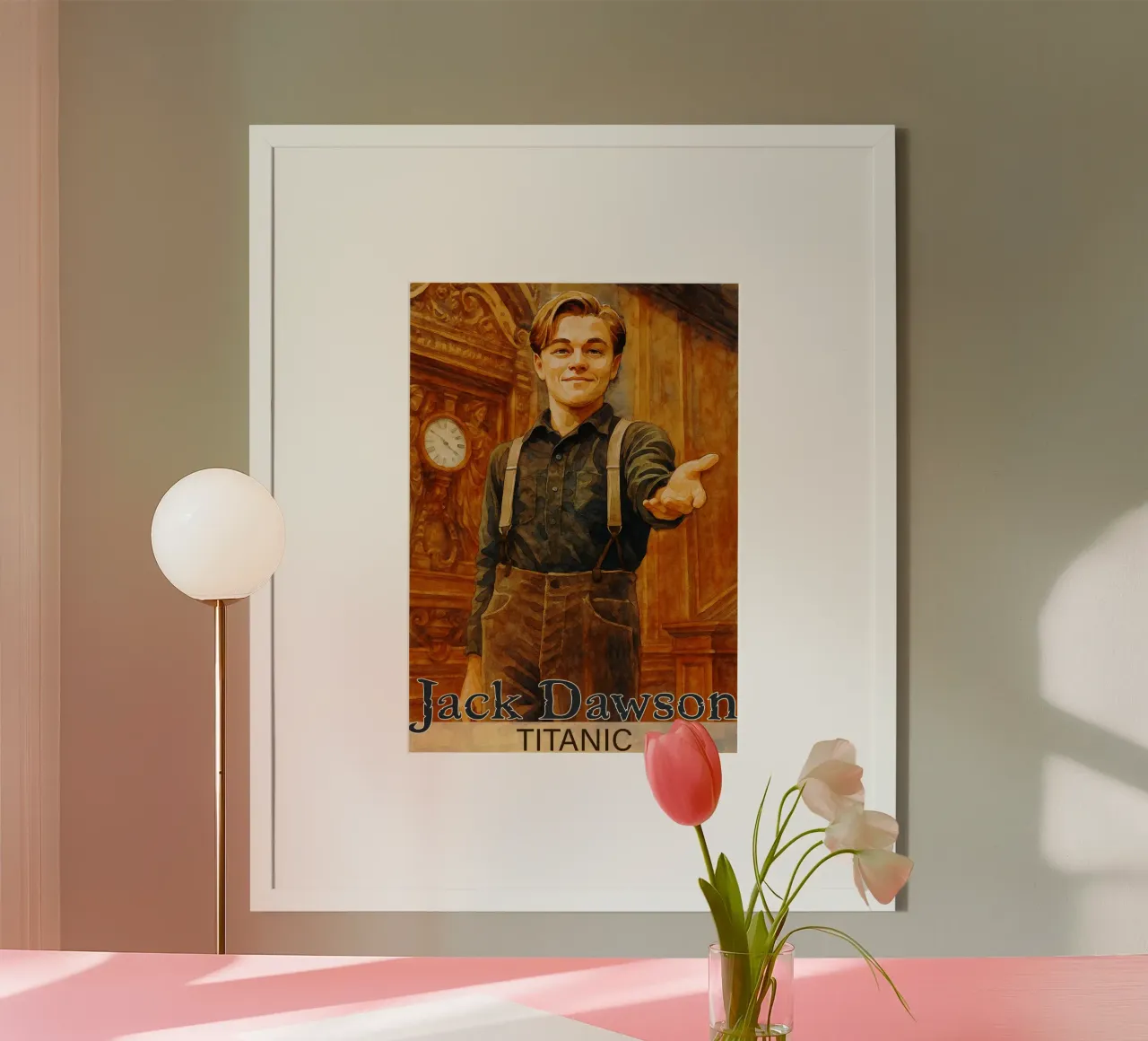 Jack Dawson - Titanic-Gemälde, das die Vorstellungskraft neu definiert Poster von MOKAIYA