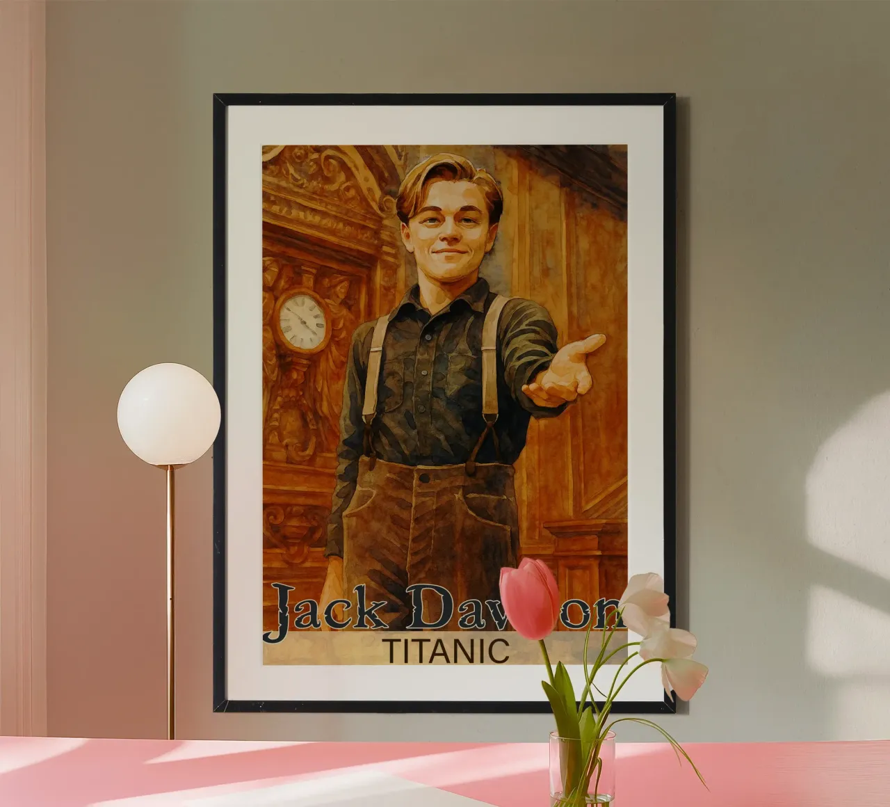 Jack Dawson - Titanic-Gemälde, das die Vorstellungskraft neu definiert Poster von MOKAIYA