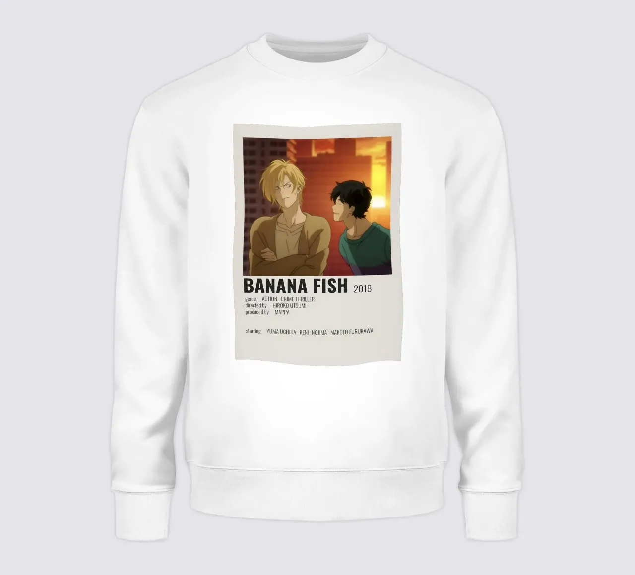 BANANA FISH 2018 felpa da Totoya