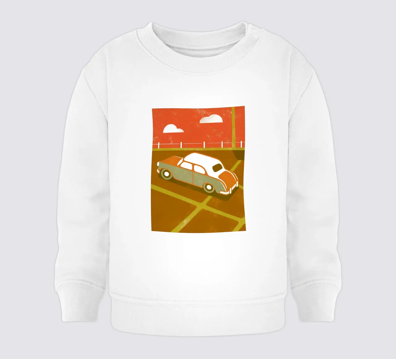 Auto d'epoca Pop Retro felpa neonato da THE LATEST SHOP