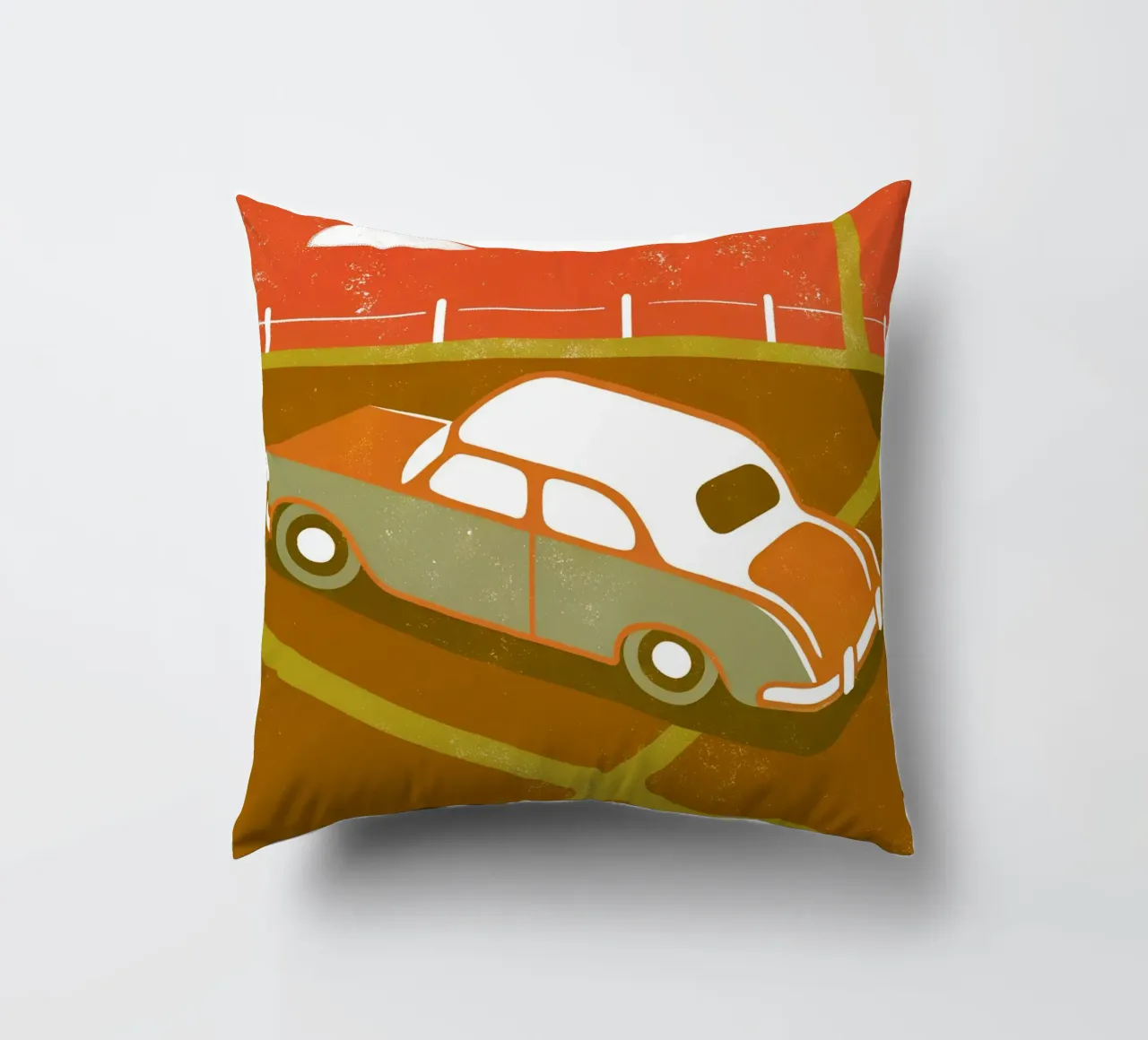 Auto d'epoca Pop Retro cuscino da THE LATEST SHOP