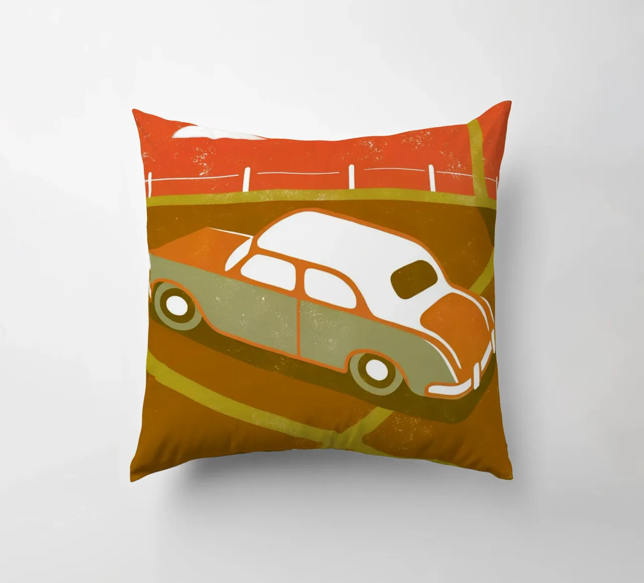 Auto d'epoca Pop Retro cuscino da THE LATEST SHOP