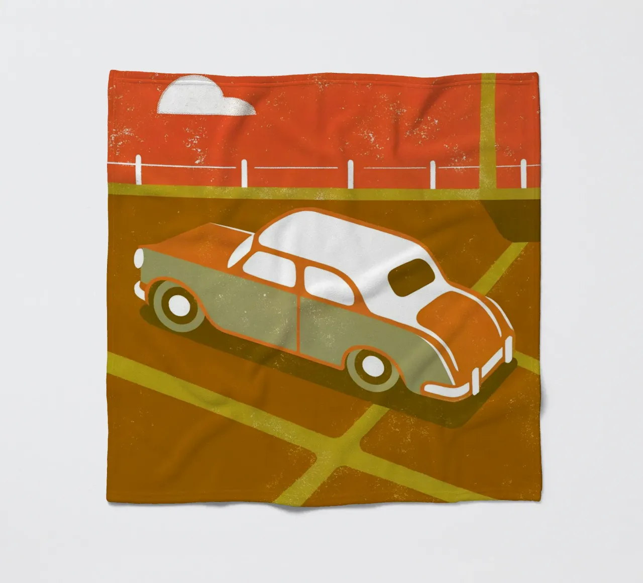 Auto d'epoca Pop Retro coperta in pile da THE LATEST SHOP