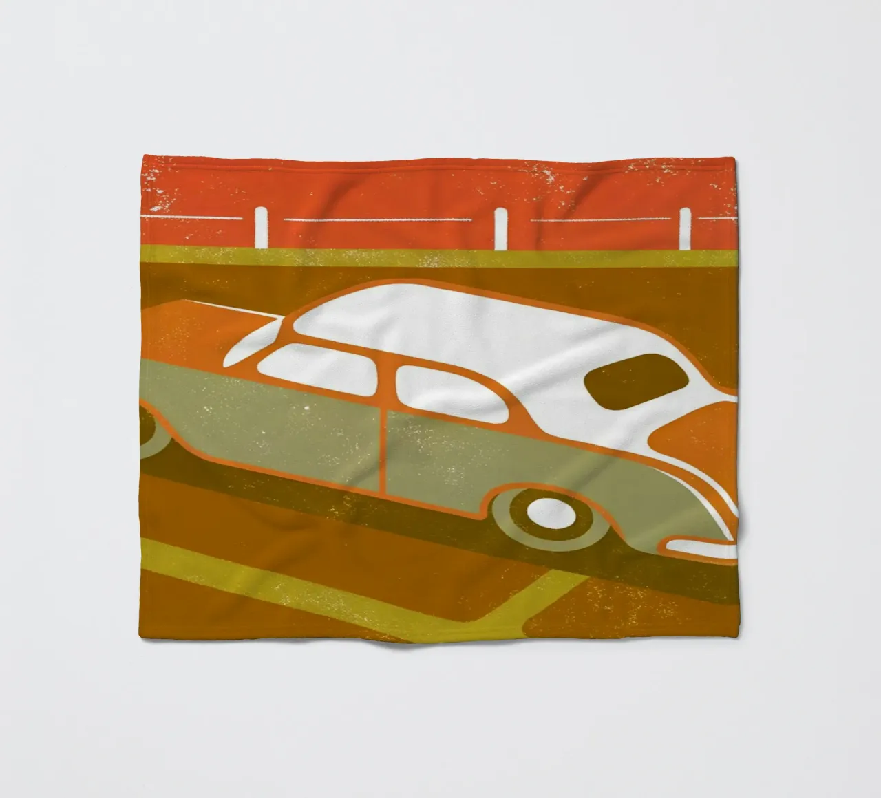 Auto d'epoca Pop Retro coperta in pile da THE LATEST SHOP