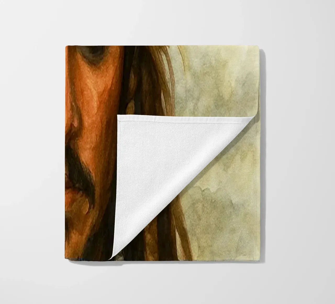 Jack Sparrow Repainting Imagination Redrawing beach towel by MOKAIYA