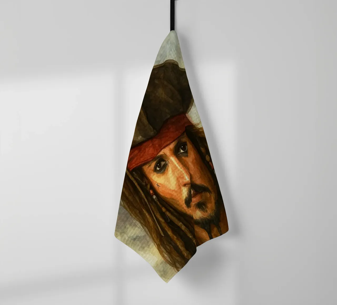 Jack Sparrow Repeindre Imaginer Redessiner torchon de MOKAIYA