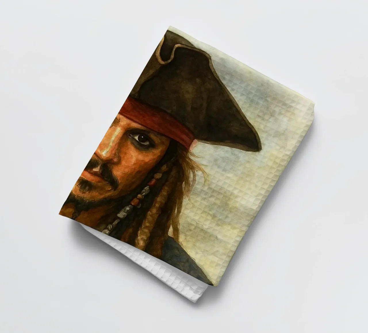 Jack Sparrow Repeindre Imaginer Redessiner torchon de MOKAIYA