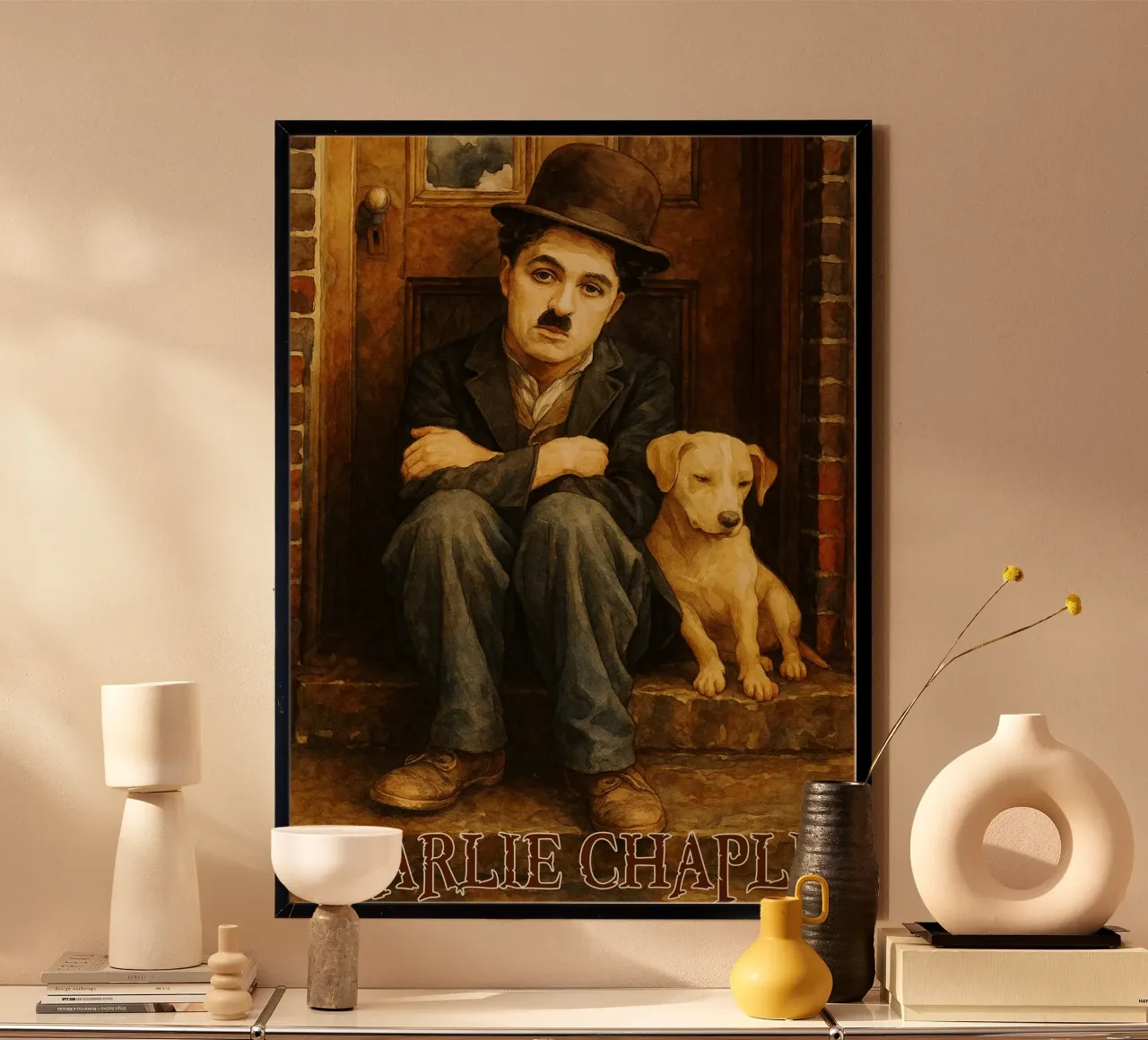 Charlie Chaplin Repeindre Imagination Redessiner hahnemühle de MOKAIYA