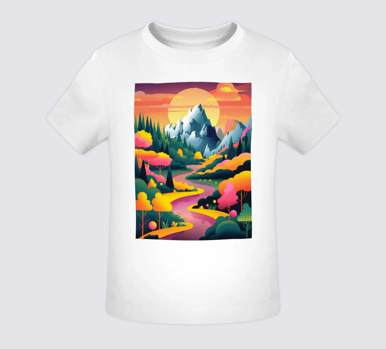 Symphonie du coucher de soleil majestueux t-shirt pour bébé de Fine Sanctuary
