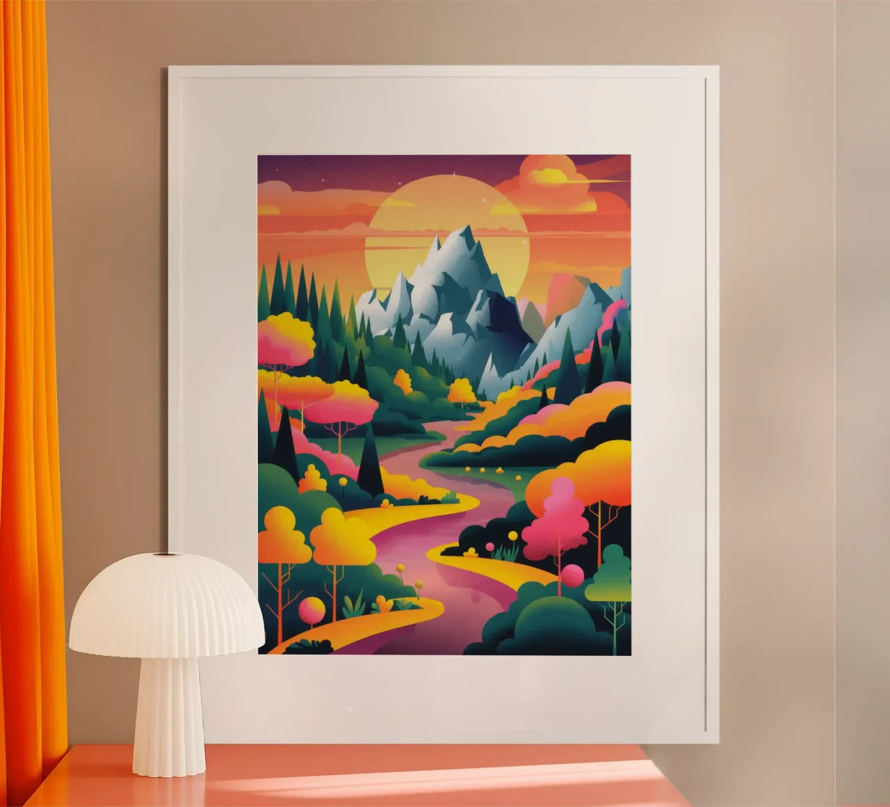 Sinfonia del tramonto maestoso poster da Fine Sanctuary