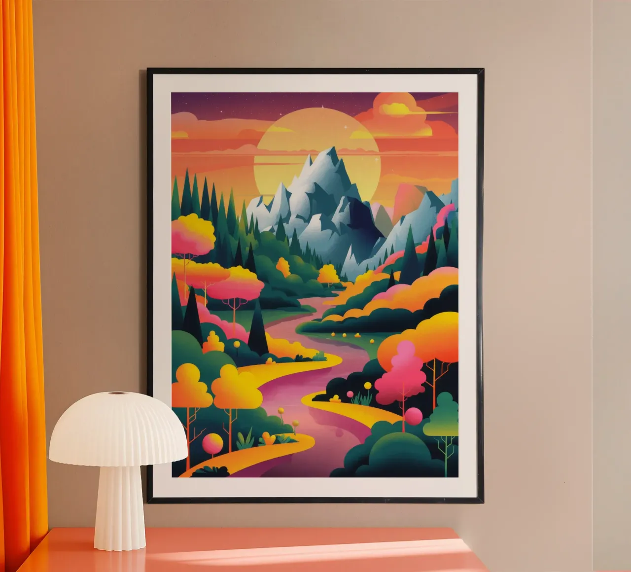 Sinfonia del tramonto maestoso poster da Fine Sanctuary