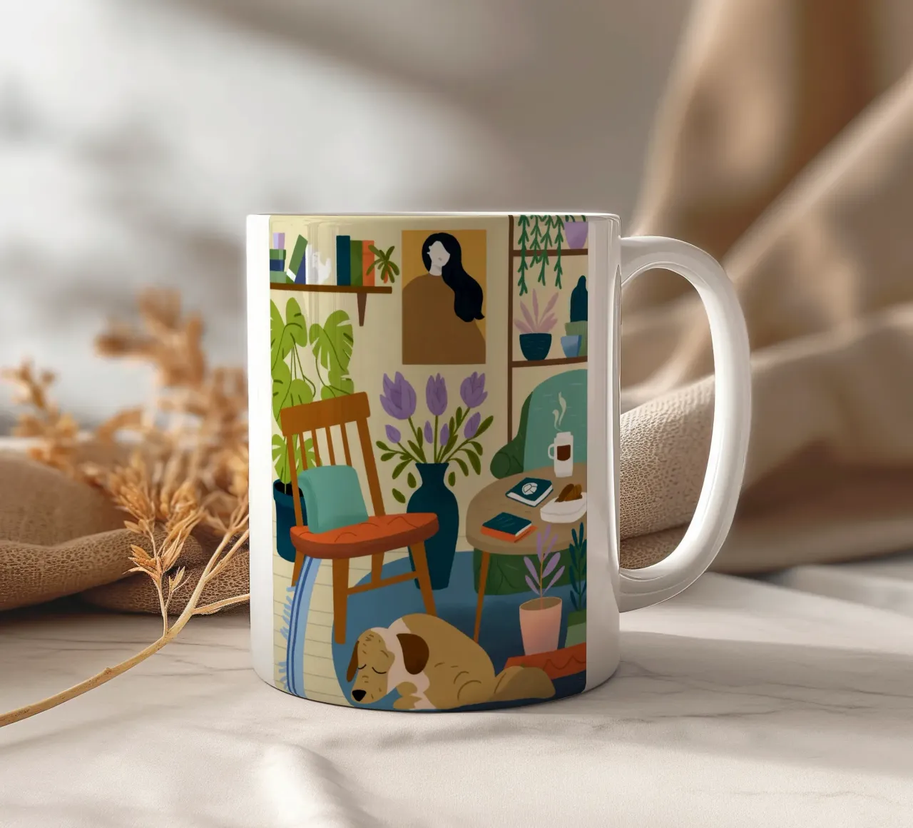 Tranquilla evasione interna tazza in ceramica da Fine Sanctuary