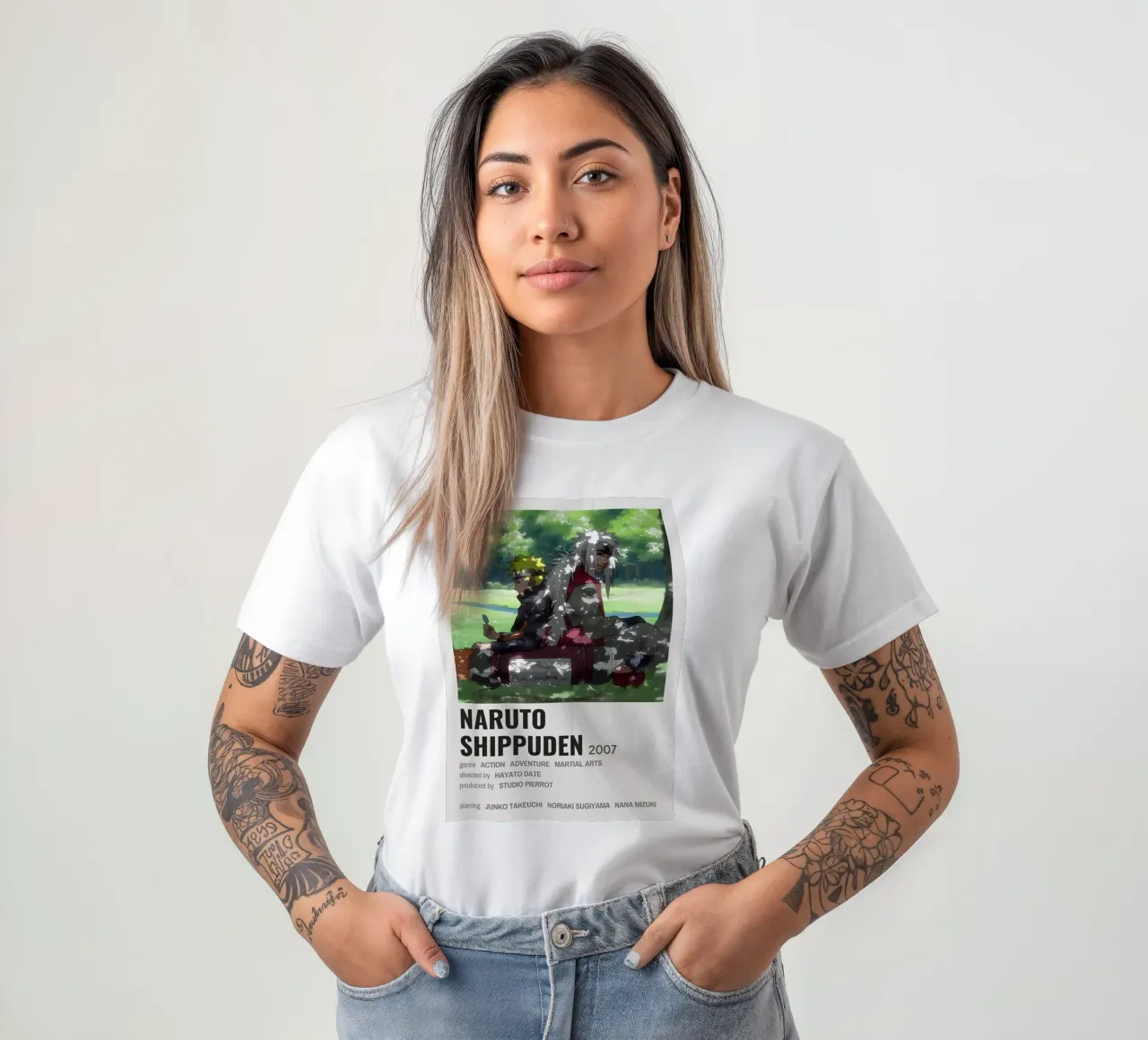 NARUTO SHIPPUDEN  2007 t-shirt da Totoya