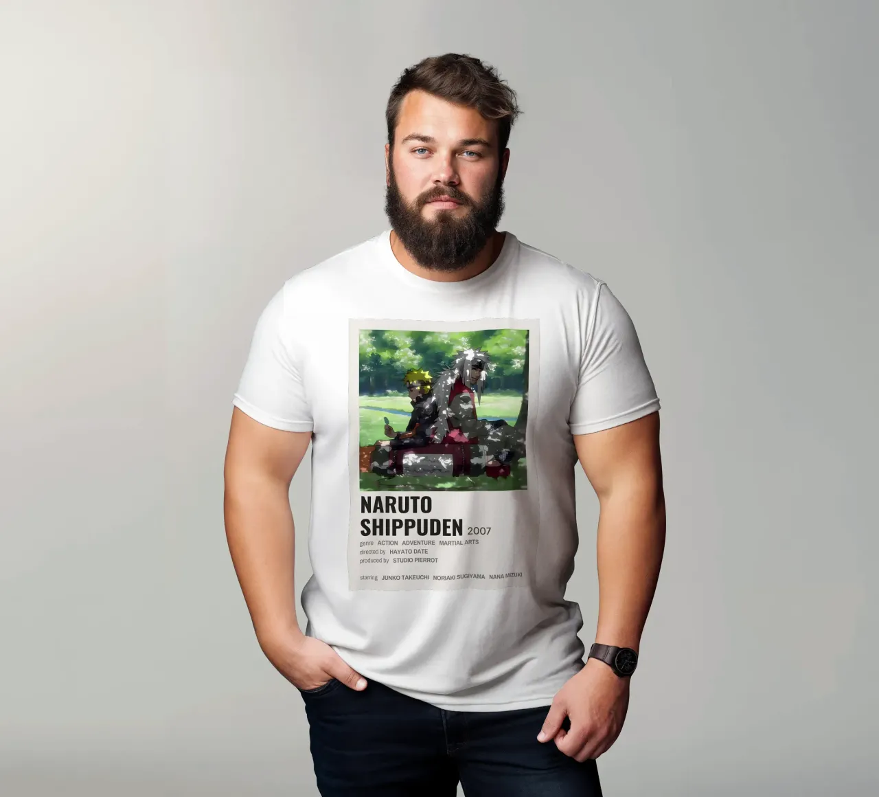 NARUTO SHIPPUDEN  2007 t-shirt da Totoya