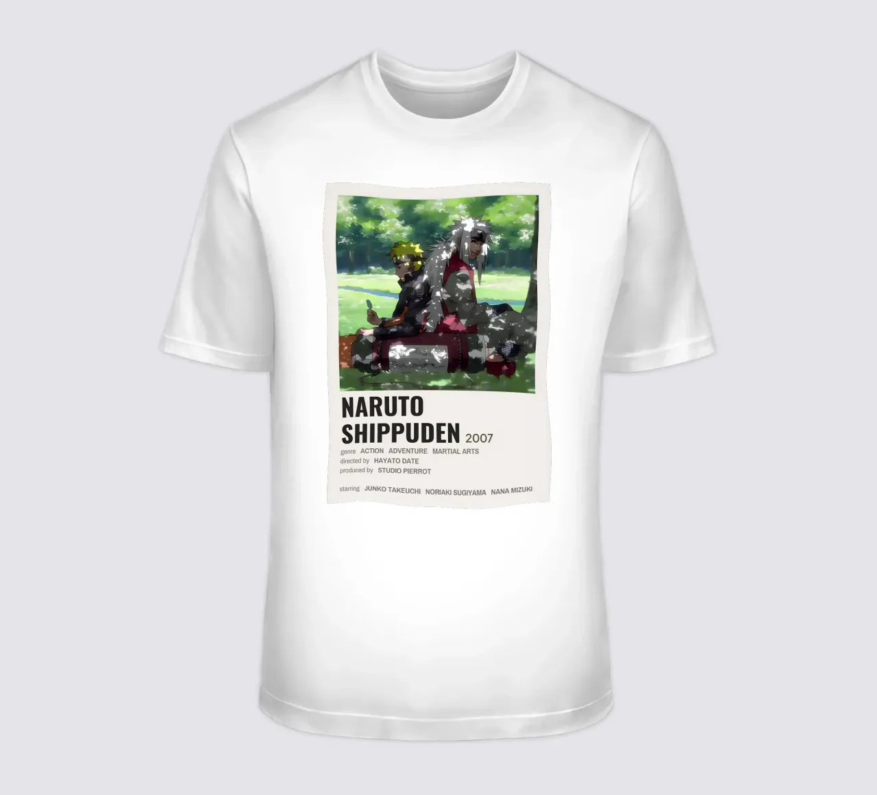 NARUTO SHIPPUDEN  2007 t-shirt da Totoya