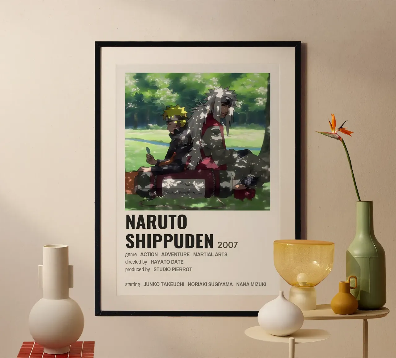 NARUTO SHIPPUDEN  2007 carta hahnemühle da Totoya