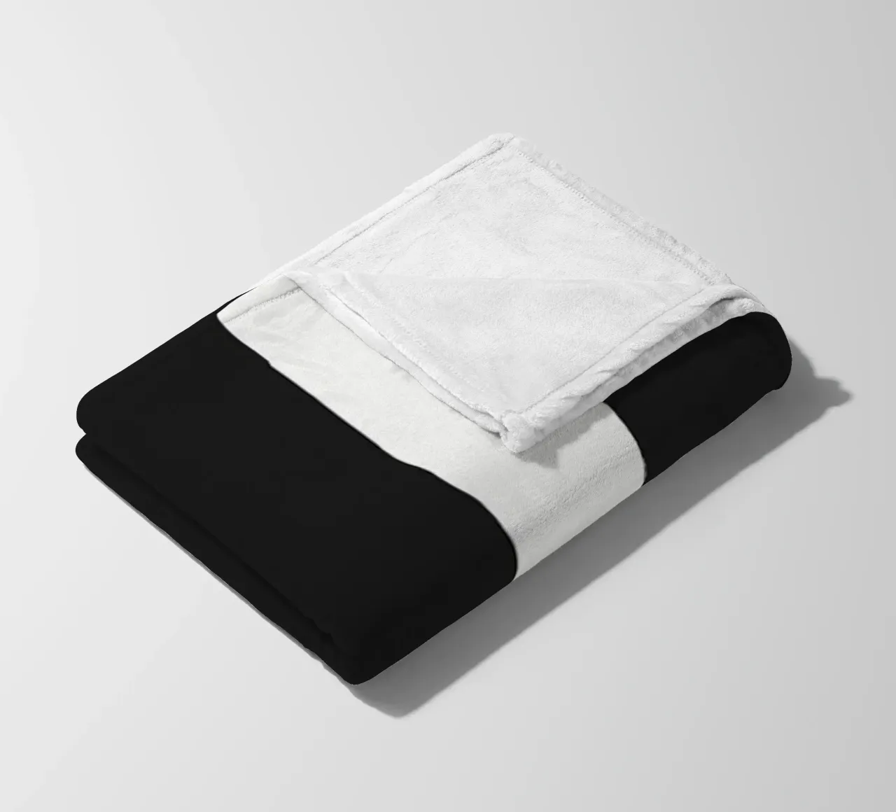 Fiore nero in grassetto coperta in pile da Little Dean