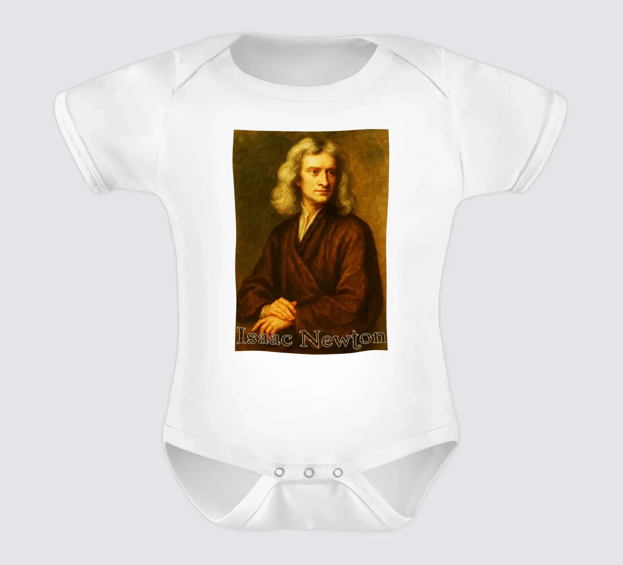 Isaac Newton Repeindre Imagination Redessiner body bébé de MOKAIYA