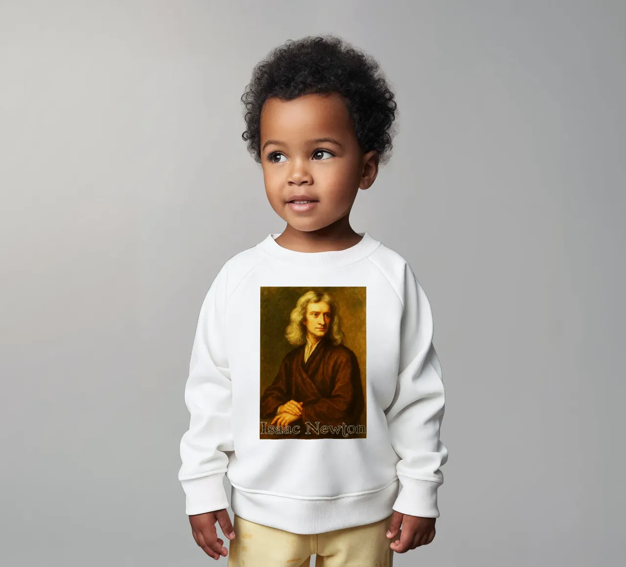 Isaac Newton Riparare l'immaginazione Ridisegnare felpa neonato da MOKAIYA