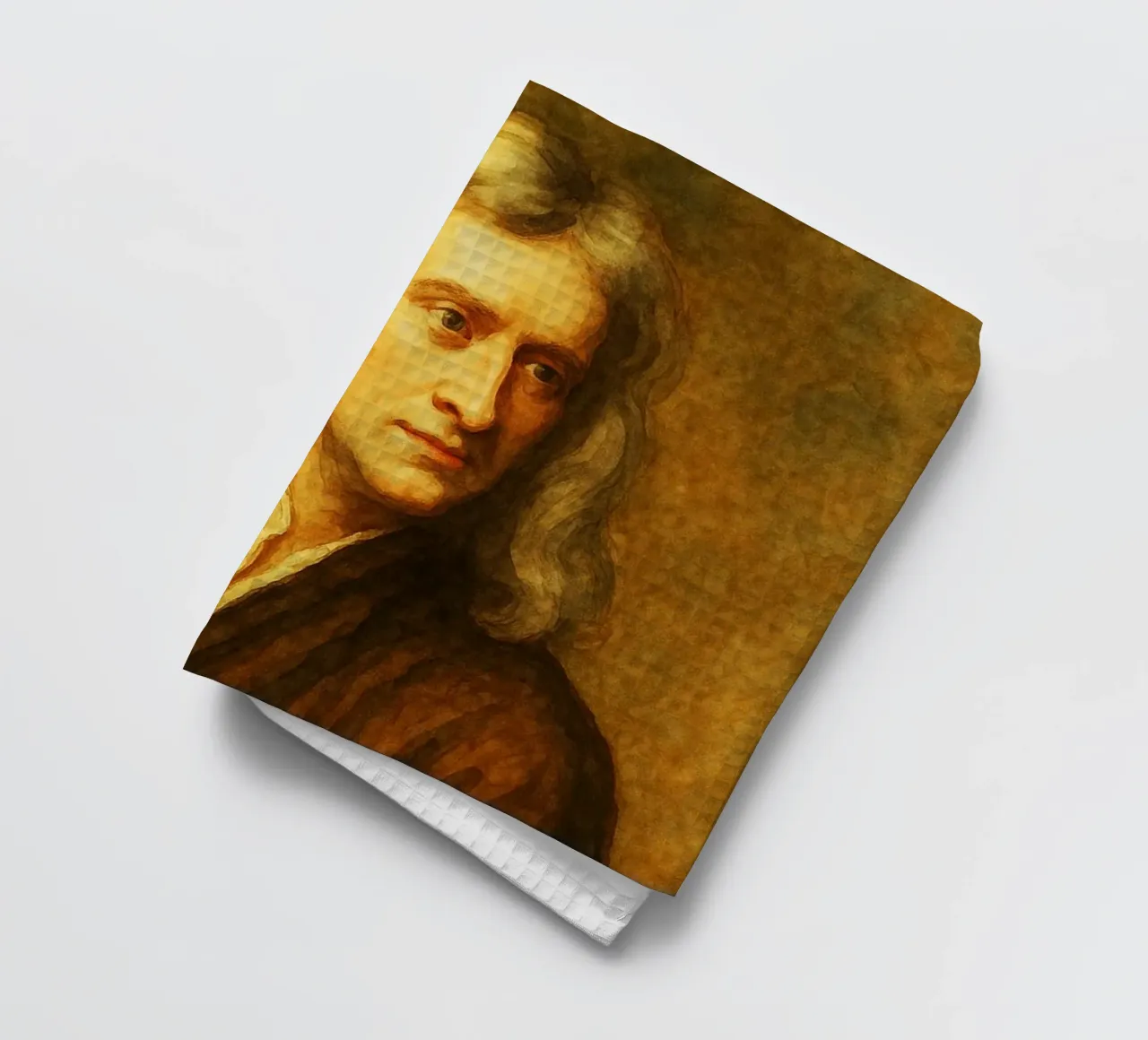 Isaac Newton Repeindre Imagination Redessiner torchon de MOKAIYA