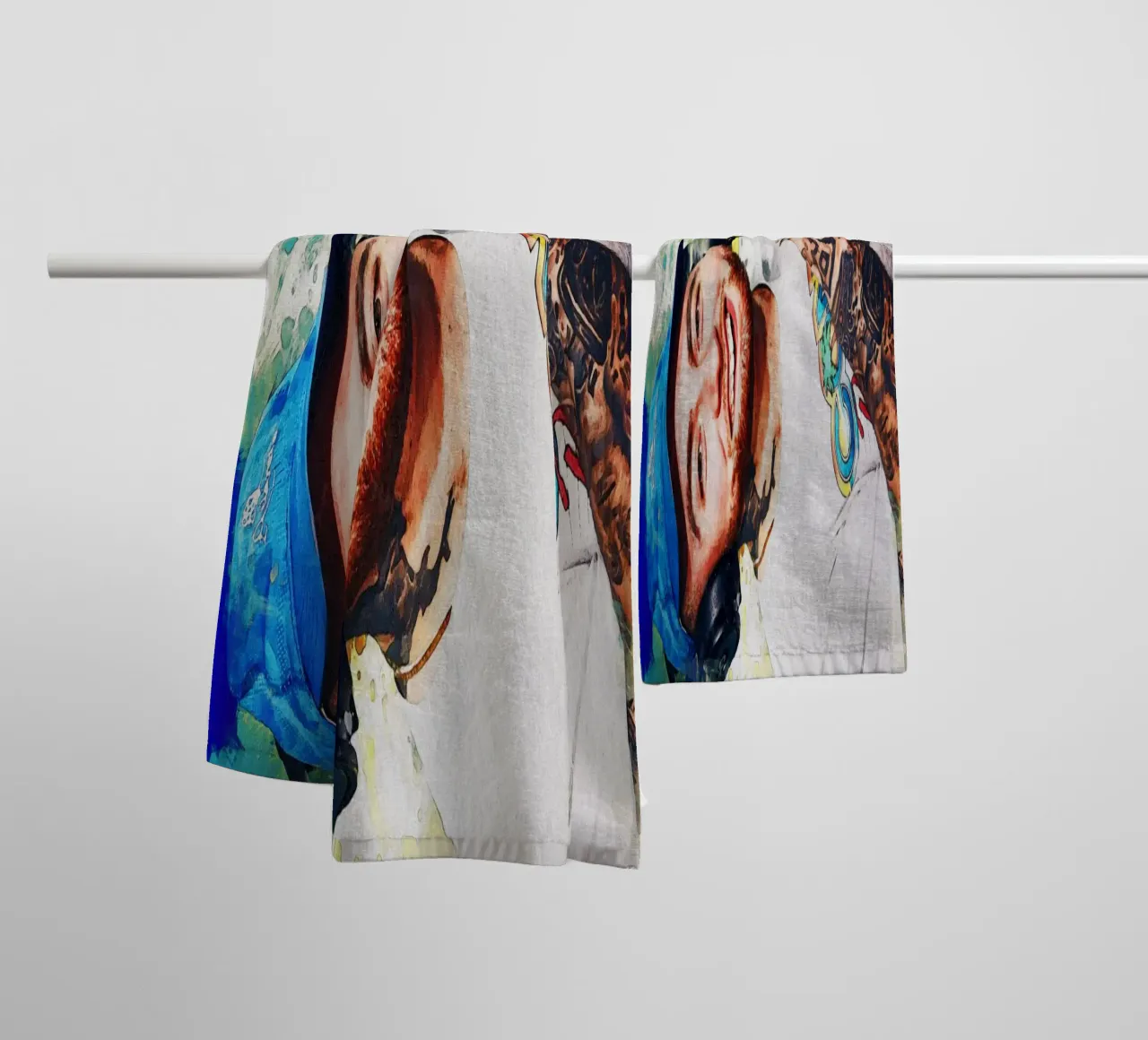Smudge of Mac Miller towel by Gunawan Rb