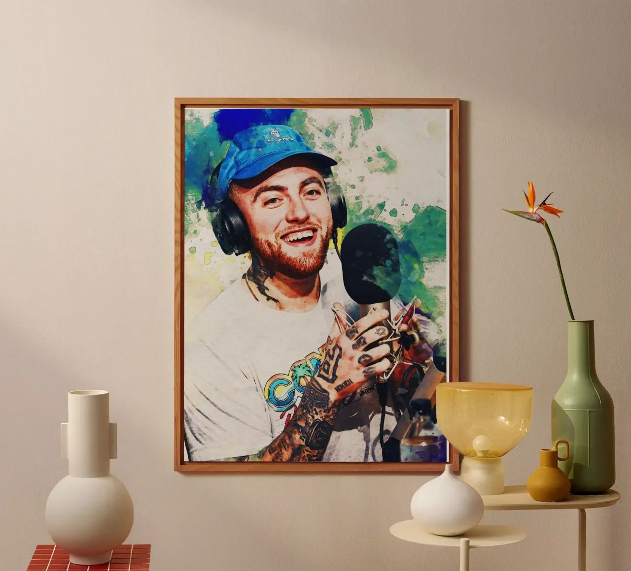 Sbaffo di Mac Miller alluminio dibond da Gunawan Rb