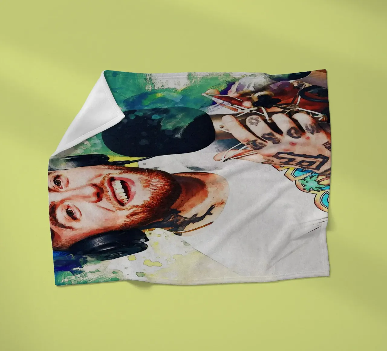 Sbaffo di Mac Miller coperta in pile da Gunawan Rb
