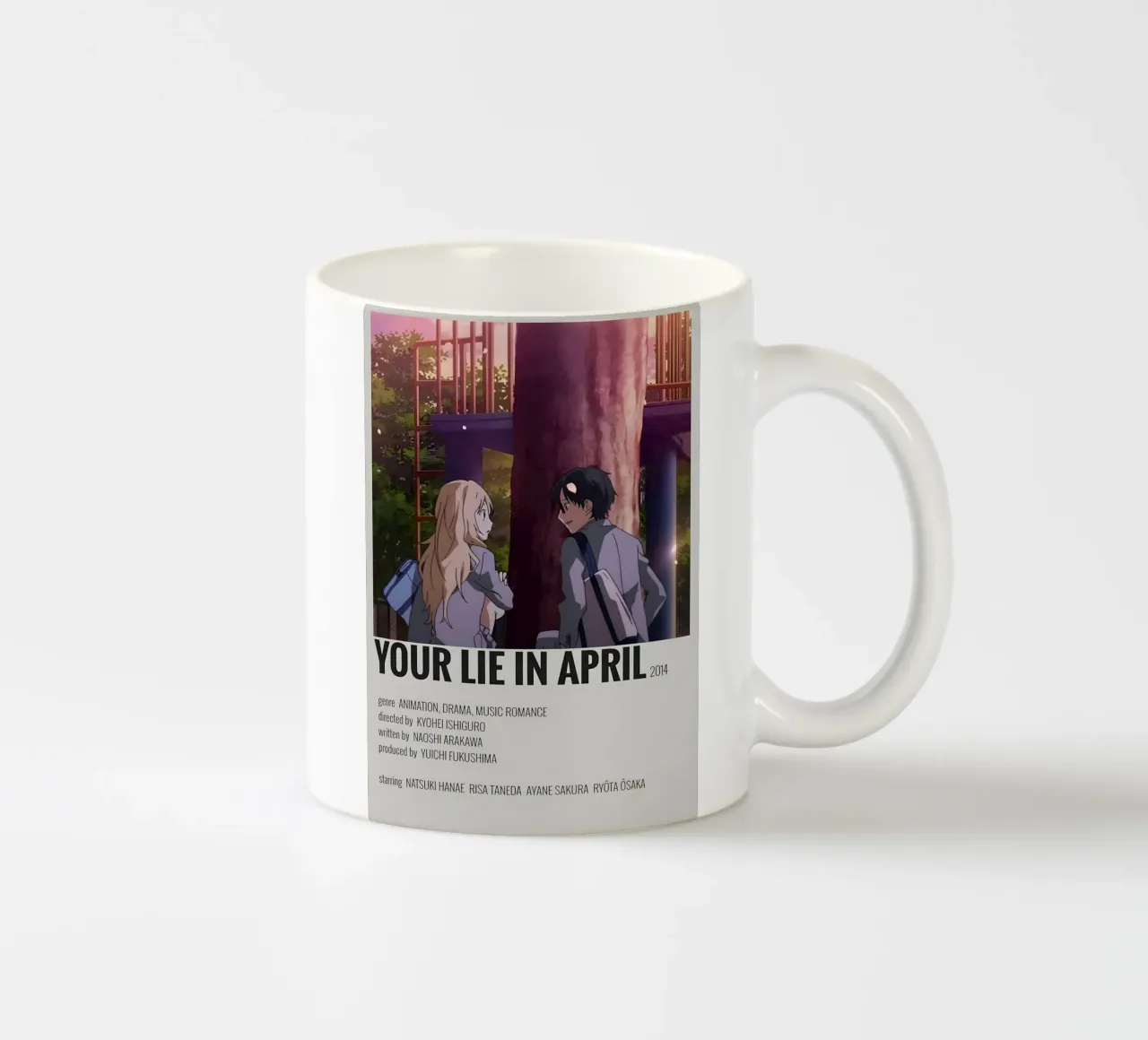 YOUR LIE IN APRIL 2014 tazza in ceramica da Totoya