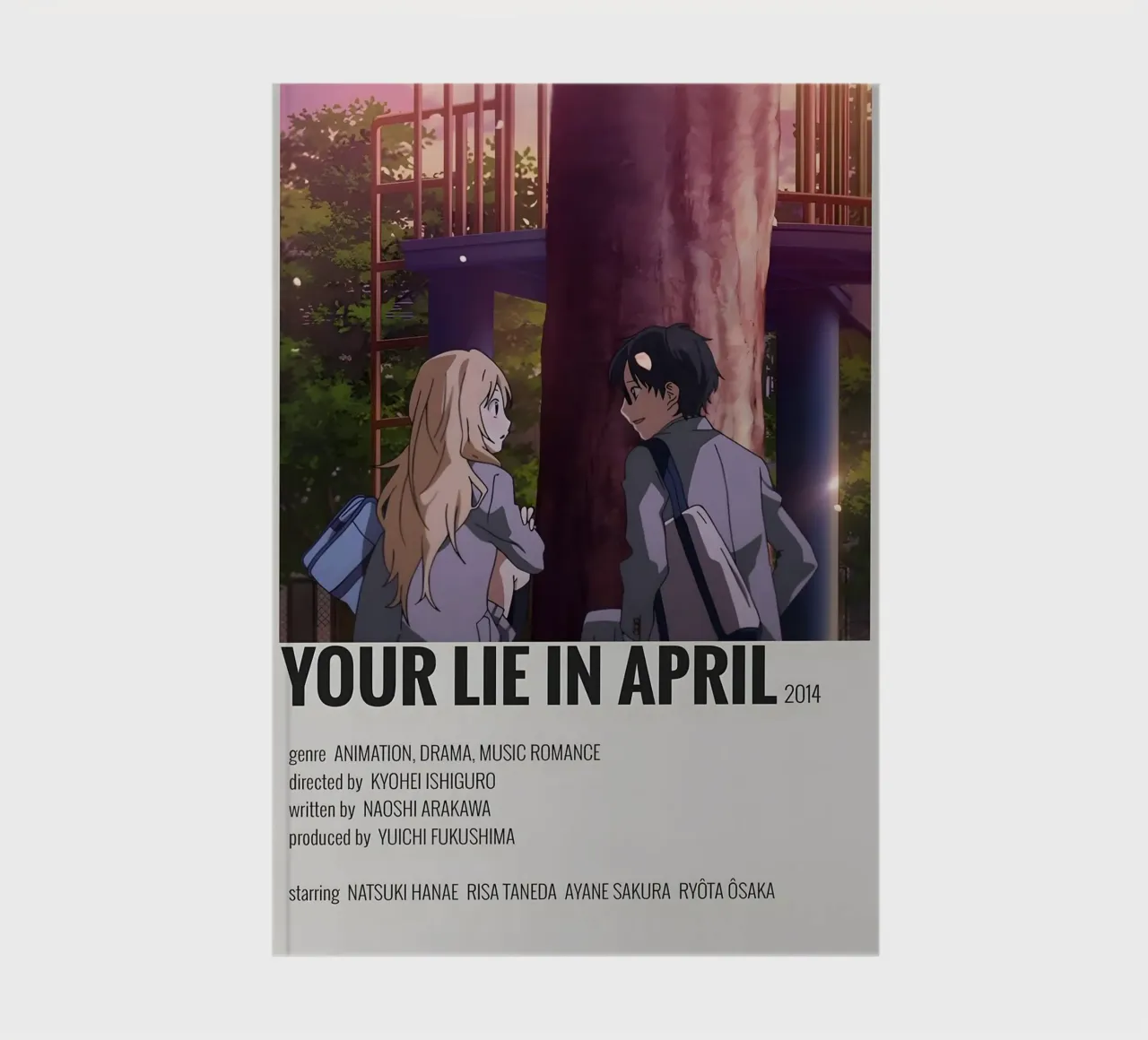 YOUR LIE IN APRIL 2014 notebook by Totoya