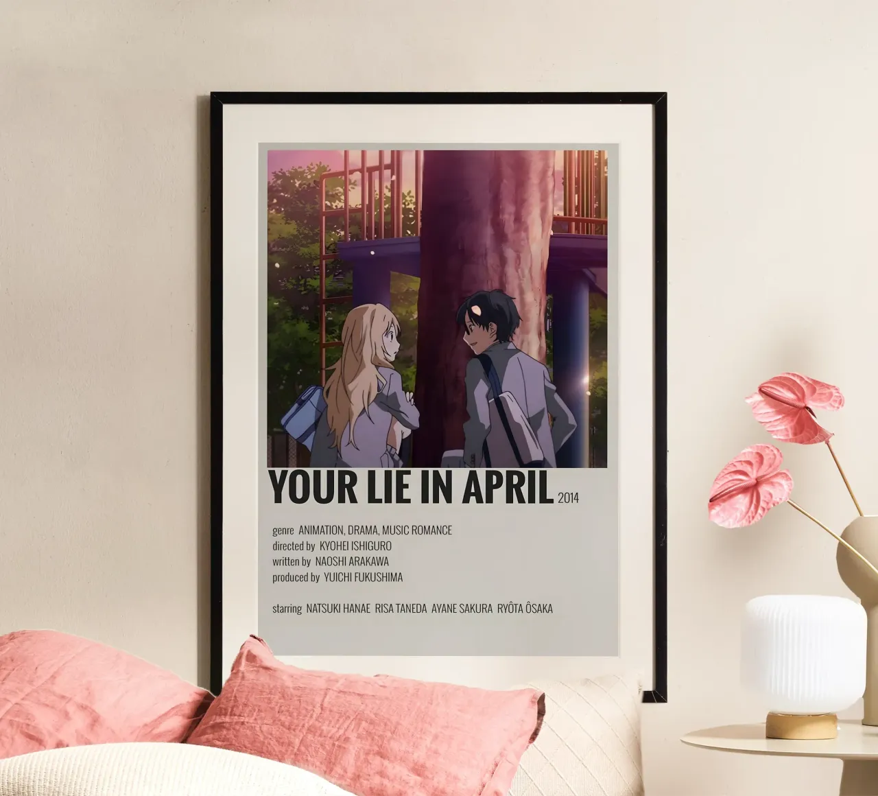 YOUR LIE IN APRIL 2014 carta hahnemühle da Totoya