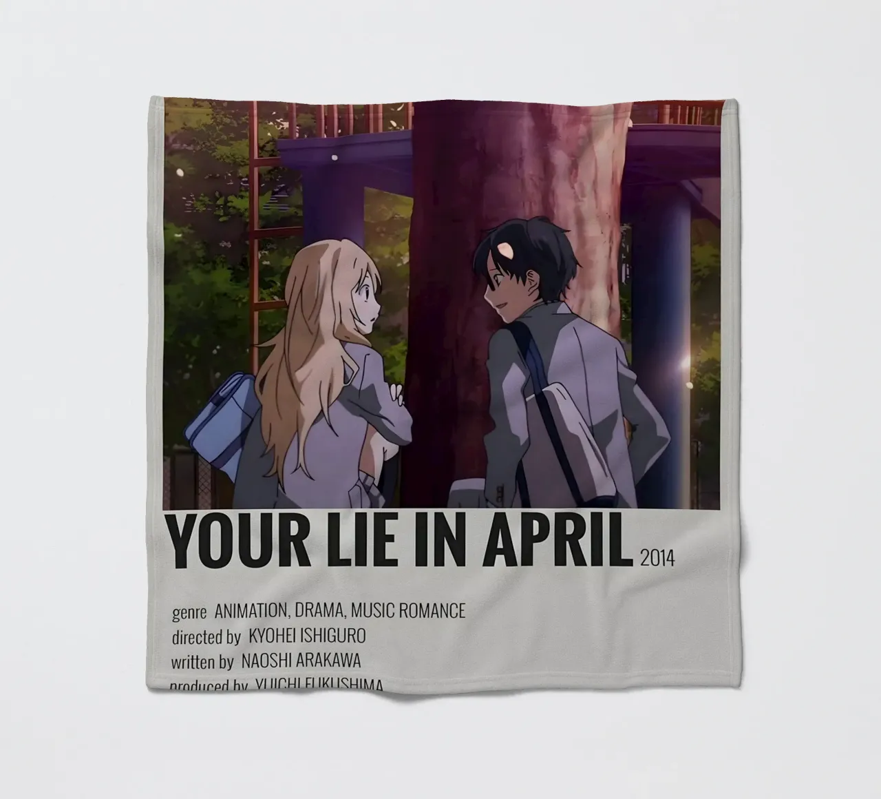YOUR LIE IN APRIL 2014 coperta in pile da Totoya