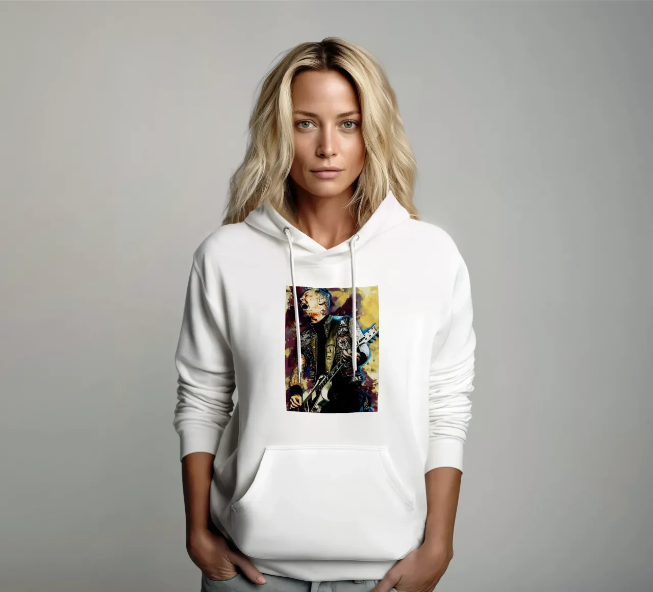 Sbaffo di James Hetfield felpa con cappuccio da Gunawan Rb