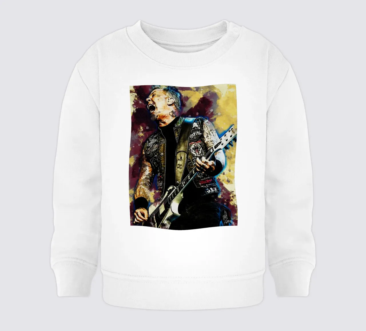 Sbaffo di James Hetfield felpa neonato da Gunawan Rb