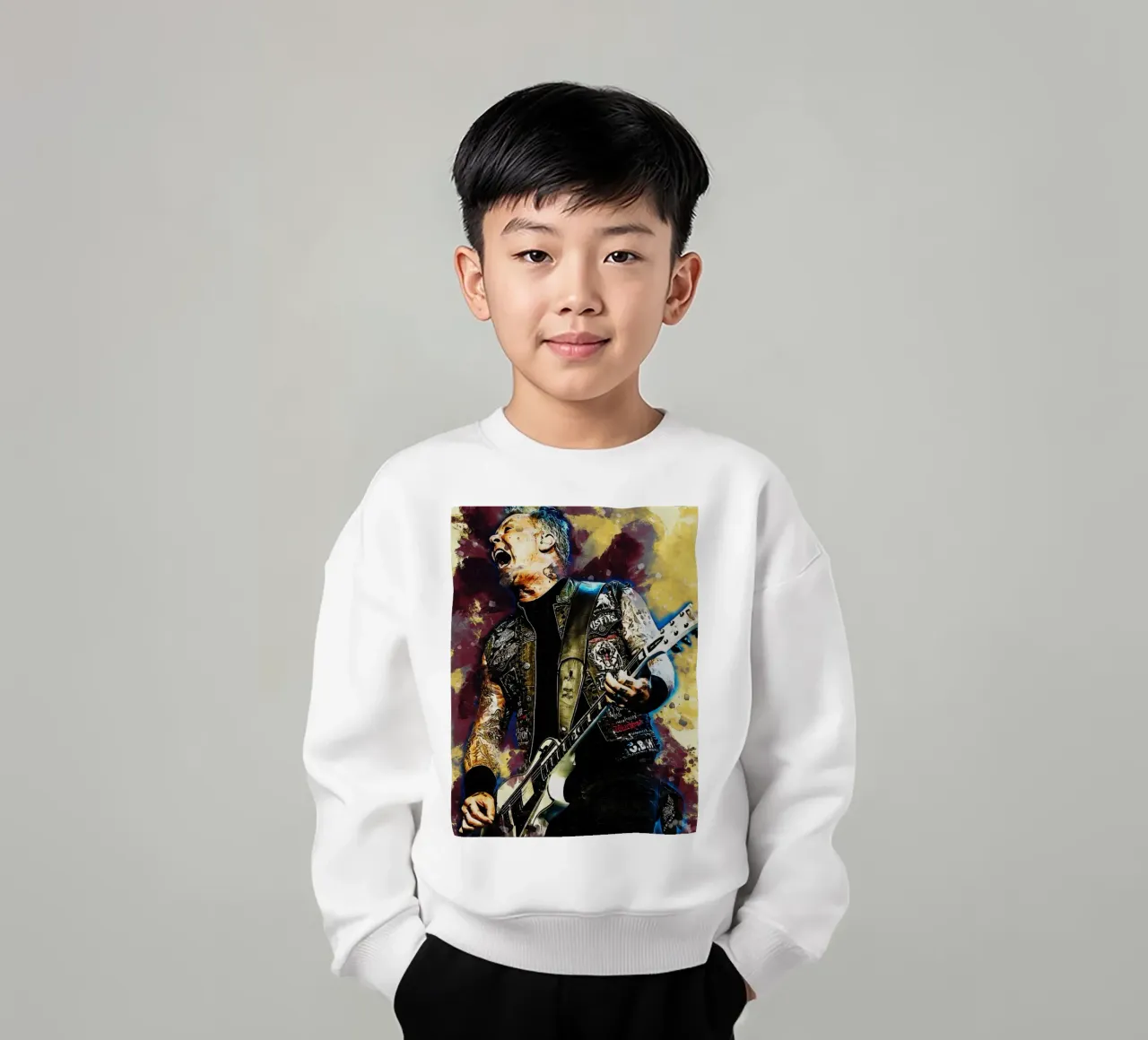 Sbaffo di James Hetfield felpa bambino da Gunawan Rb