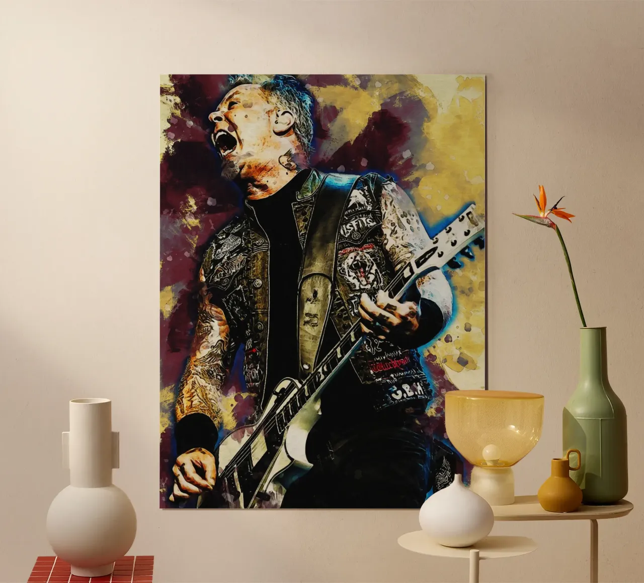 Sbaffo di James Hetfield carta hahnemühle da Gunawan Rb