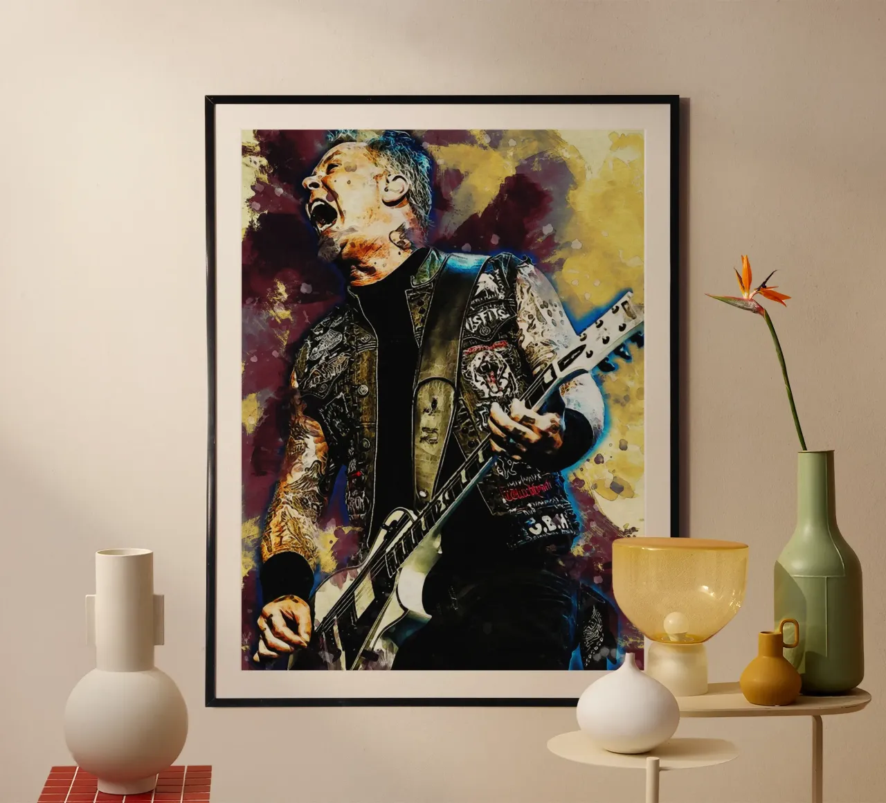Sbaffo di James Hetfield carta hahnemühle da Gunawan Rb